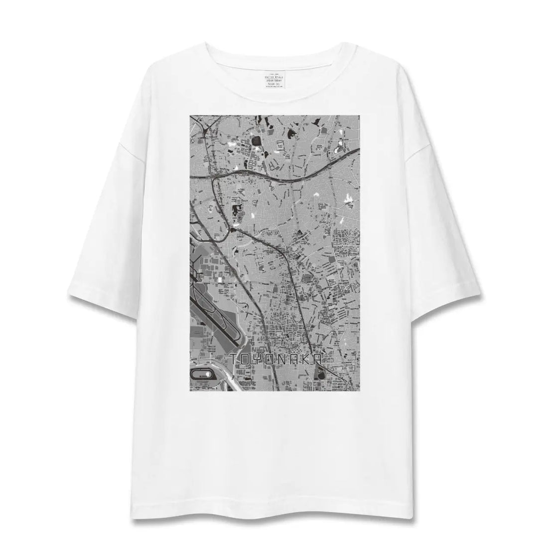 【豊中(大阪府)】地図柄ビッグシルエットTシャツ