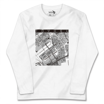 【豊洲（東京都）】地図柄ロングスリーブTシャツ