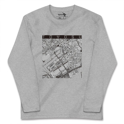 【豊洲（東京都）】地図柄ロングスリーブTシャツ