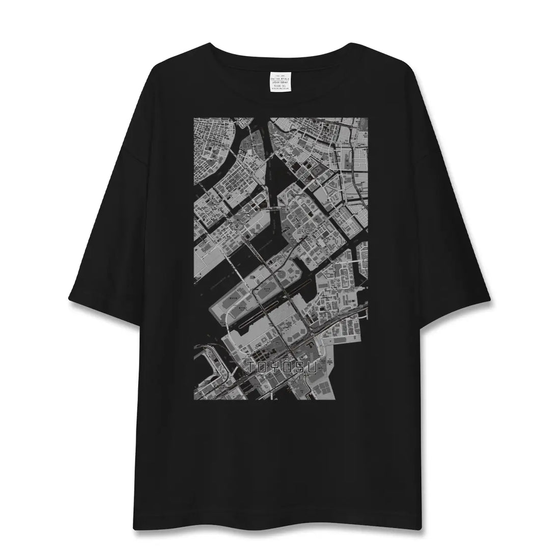 【豊洲（東京都）】地図柄ビッグシルエットTシャツ