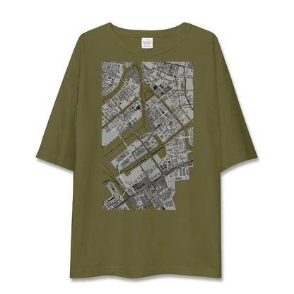 【豊洲（東京都）】地図柄ビッグシルエットTシャツ