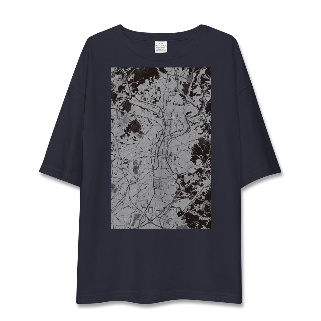 【豊田（愛知県）】地図柄ビッグシルエットTシャツ