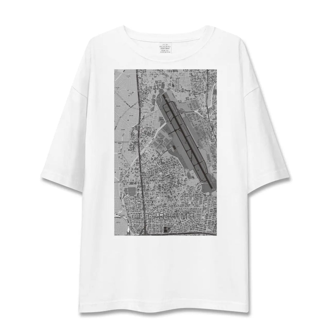 【豊山(愛知県)】地図柄ビッグシルエットTシャツ