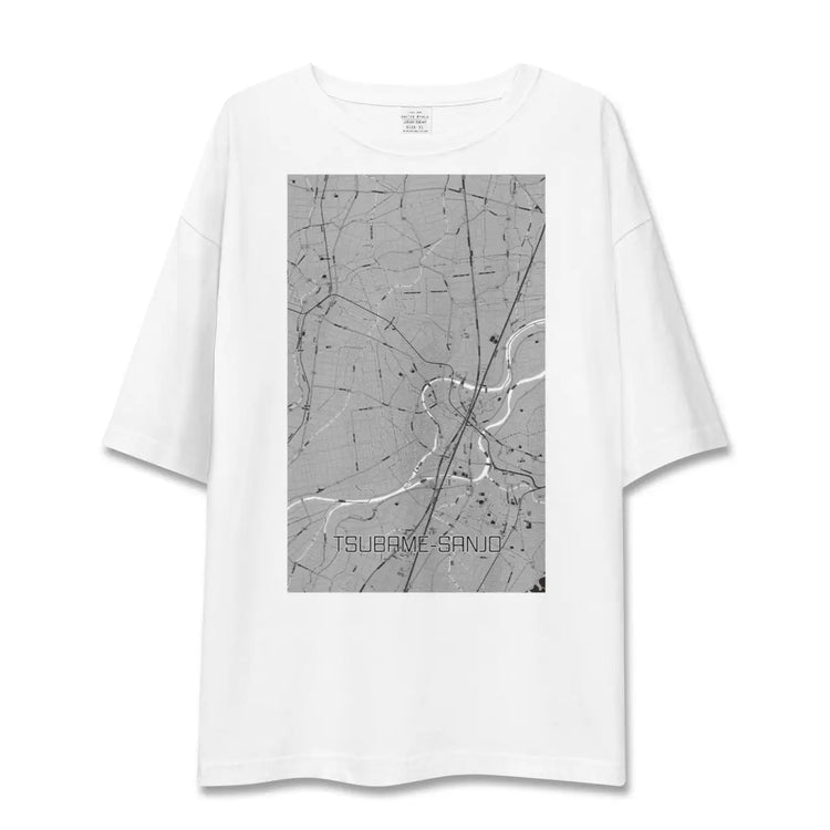 【燕三条（新潟県）】地図柄ビッグシルエットTシャツ