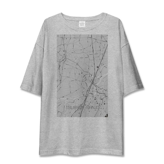【燕三条（新潟県）】地図柄ビッグシルエットTシャツ