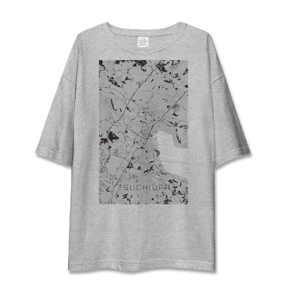 【土浦（茨城県）】地図柄ビッグシルエットTシャツ