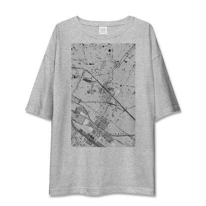 【津田沼（千葉県）】地図柄ビッグシルエットTシャツ