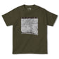 【辻堂（神奈川県）】地図柄ヘビーウェイトTシャツ