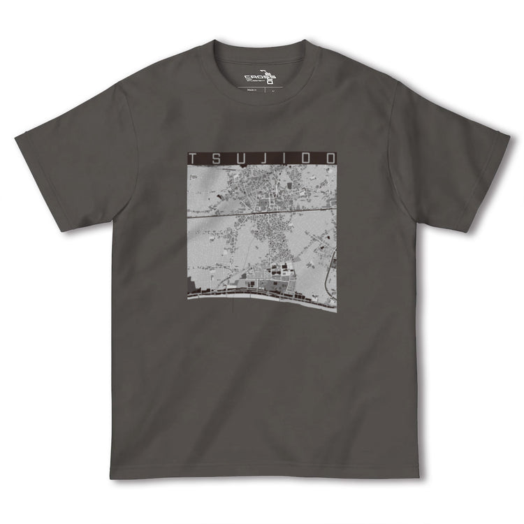 【辻堂（神奈川県）】地図柄ヘビーウェイトTシャツ