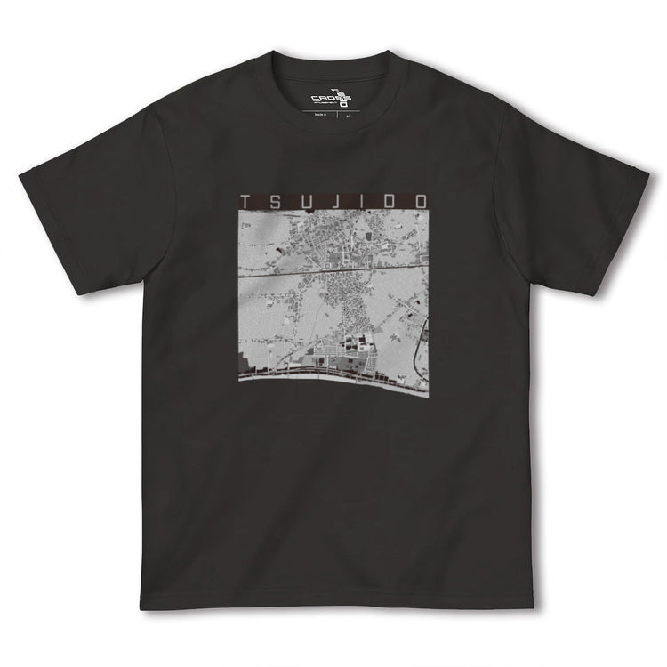 【辻堂（神奈川県）】地図柄ヘビーウェイトTシャツ