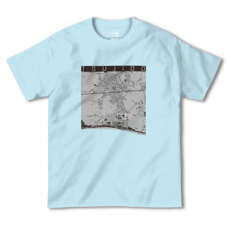 【辻堂（神奈川県）】地図柄ヘビーウェイトTシャツ