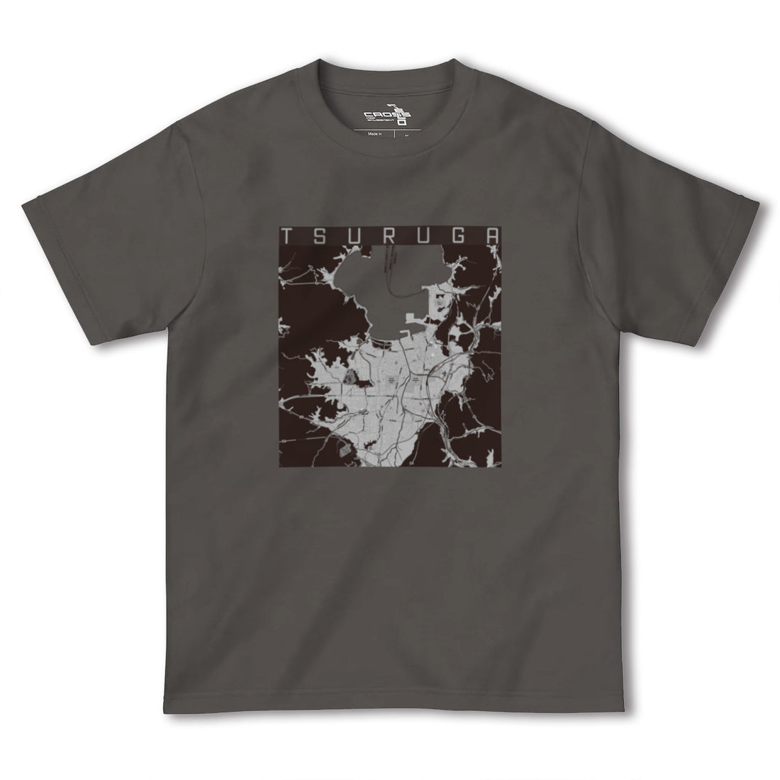 【敦賀(福井県)】地図柄ヘビーウェイトTシャツ