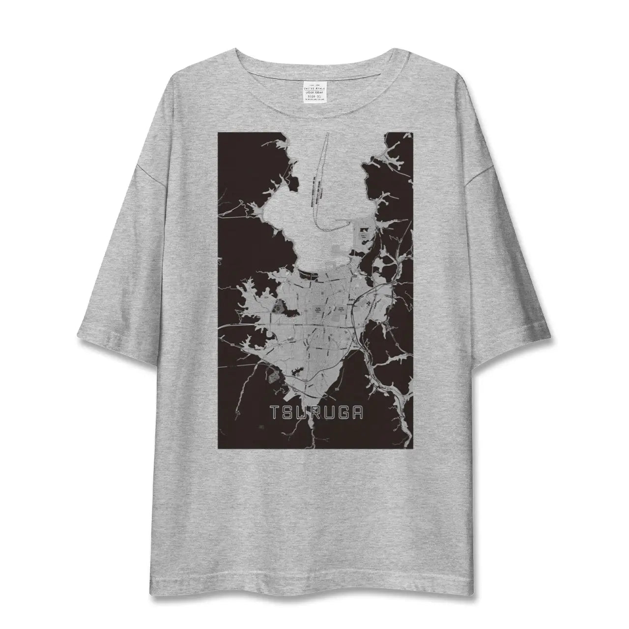 【敦賀（福井県）】地図柄ビッグシルエットTシャツ