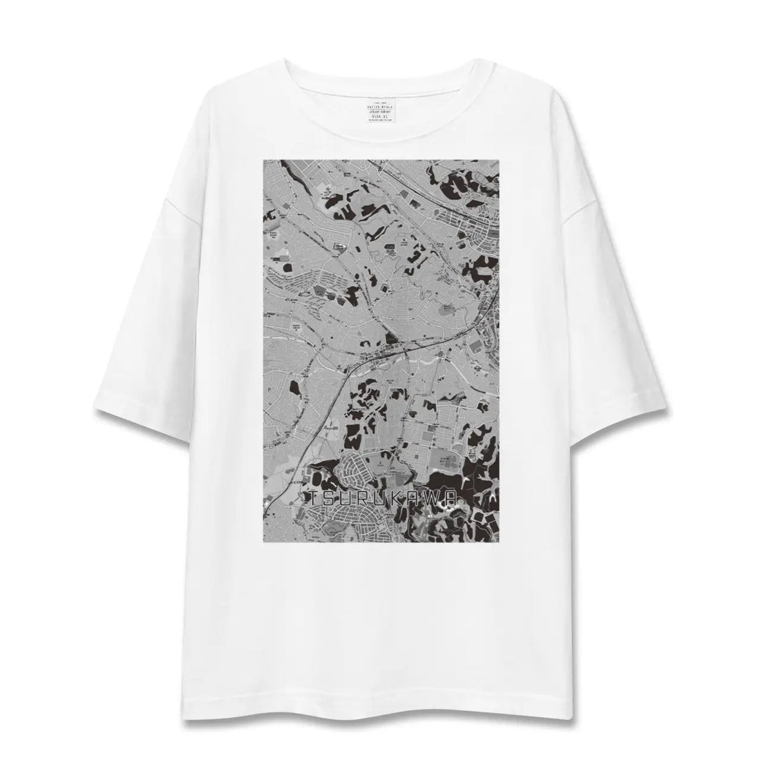 【鶴川(東京都)】地図柄ビッグシルエットTシャツ