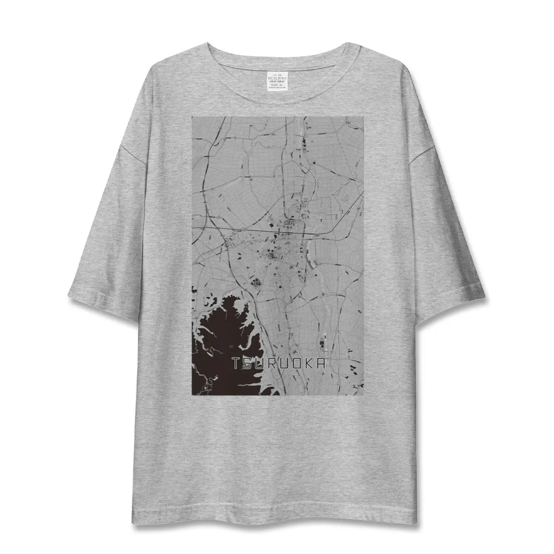 【鶴岡（山形県）】地図柄ビッグシルエットTシャツ
