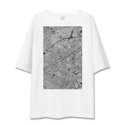 【つつじヶ丘（東京都）】地図柄ビッグシルエットTシャツ