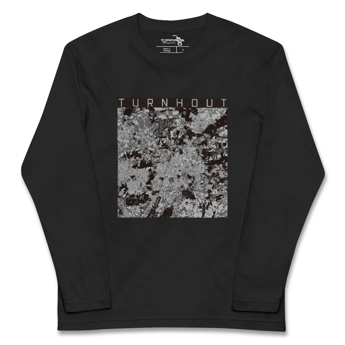 【トゥルンハウト(ベルギー)】地図柄ロングスリーブTシャツ