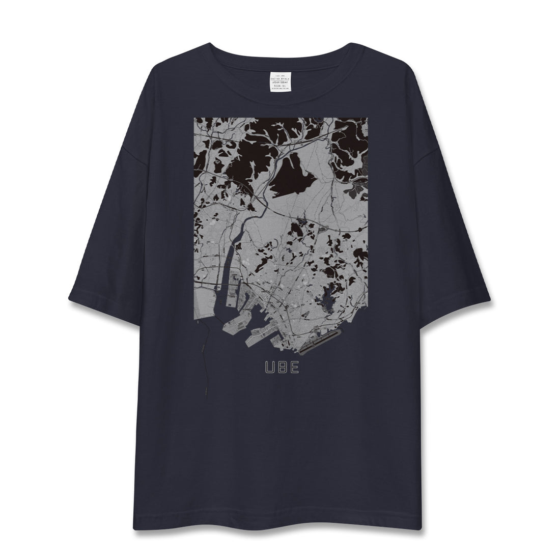 【宇部(山口県)】地図柄ビッグシルエットTシャツ