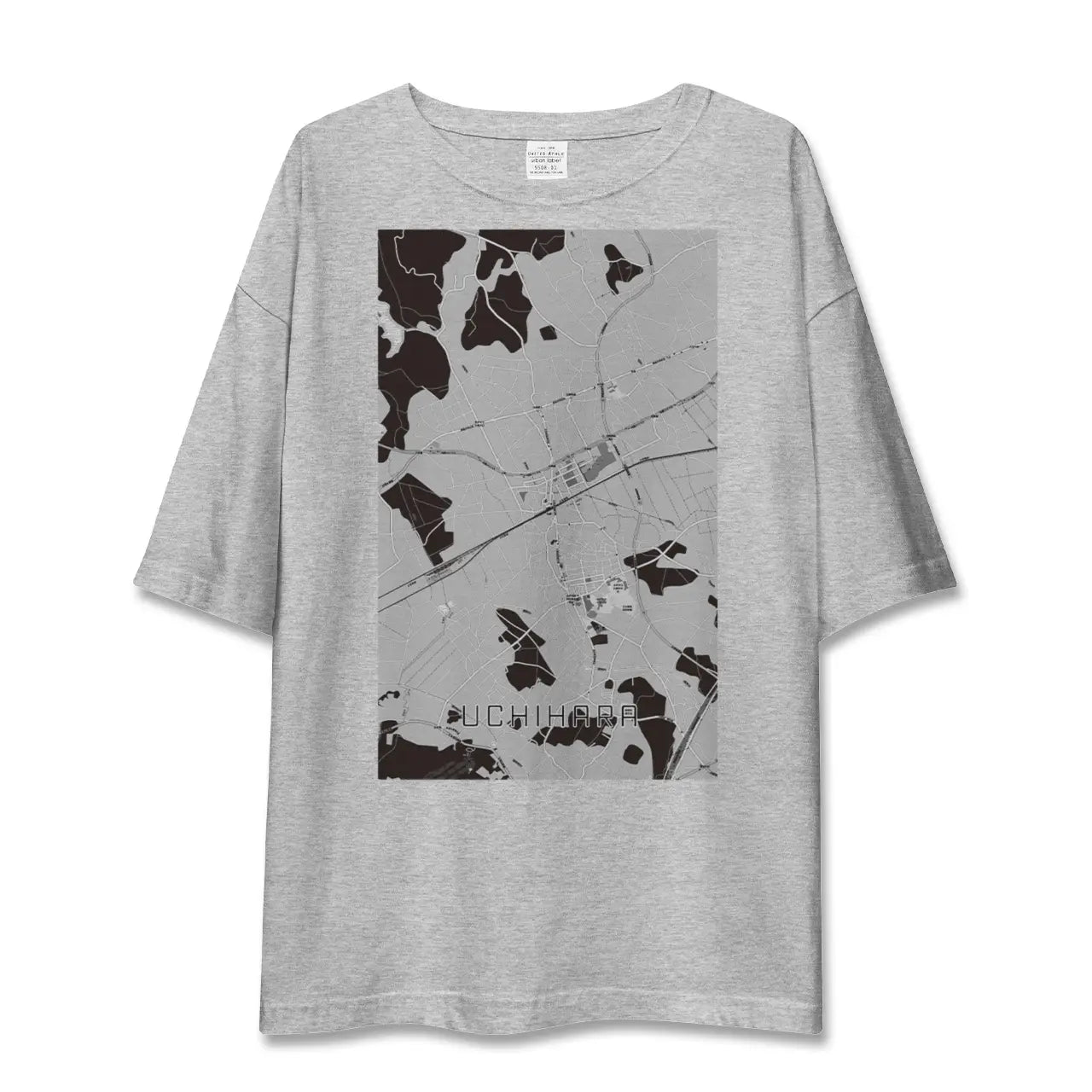 【内原（茨城県）】地図柄ビッグシルエットTシャツ