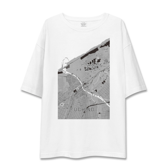 【内野（新潟県）】地図柄ビッグシルエットTシャツ