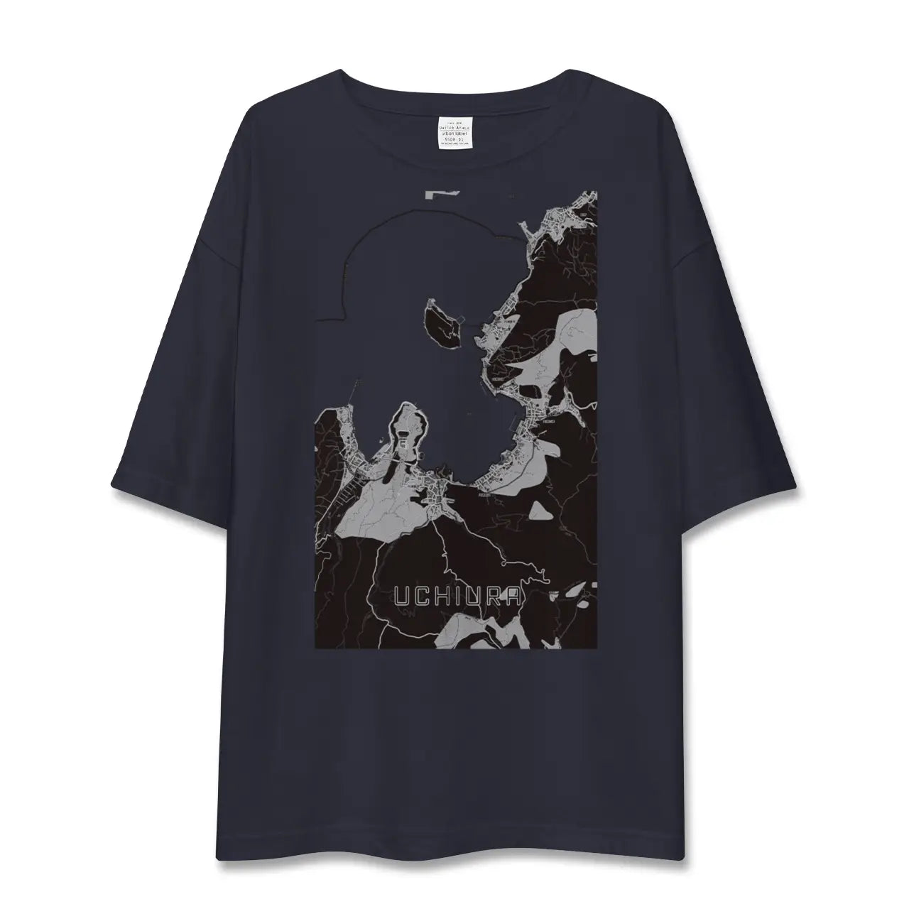 【内浦（静岡県）】地図柄ビッグシルエットTシャツ