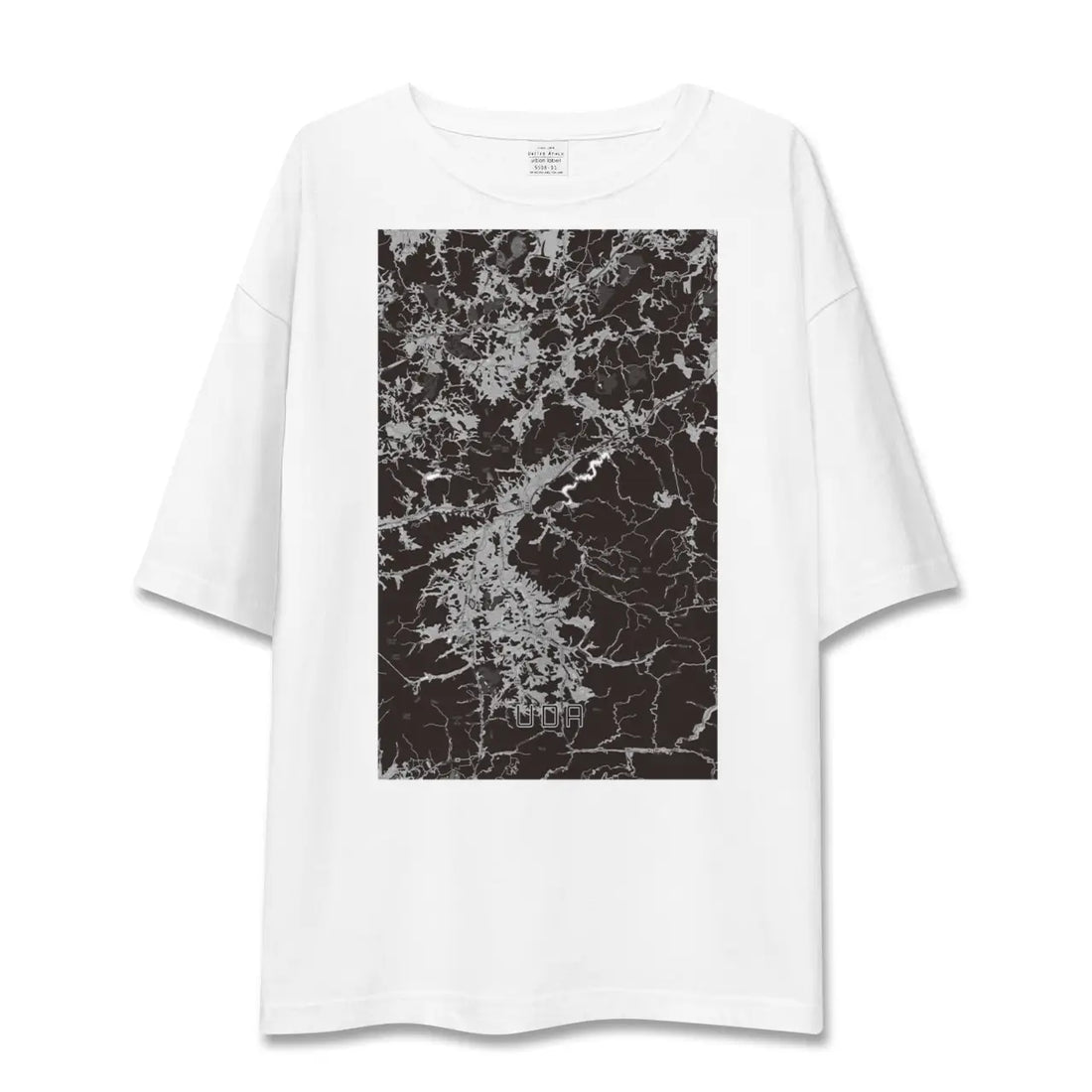 【宇陀(奈良県)】地図柄ビッグシルエットTシャツ
