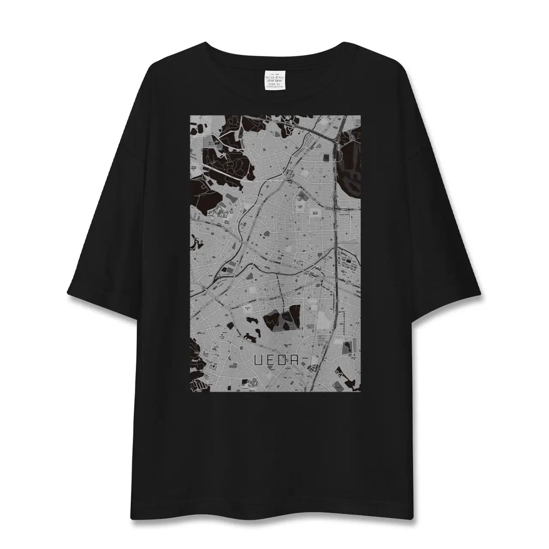 【植田(愛知県)】地図柄ビッグシルエットTシャツ