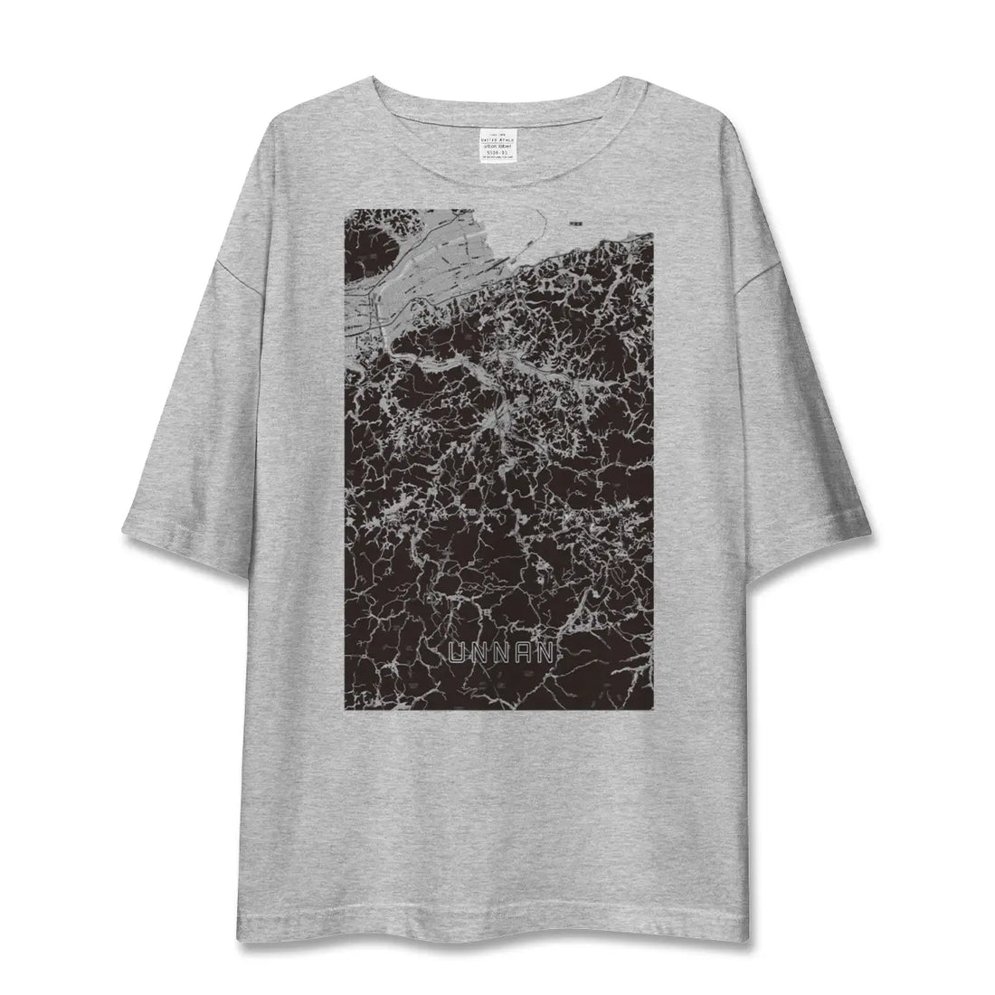 【雲南（島根県）】地図柄ビッグシルエットTシャツ