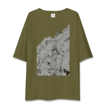 【浦添（沖縄県）】地図柄ビッグシルエットTシャツ