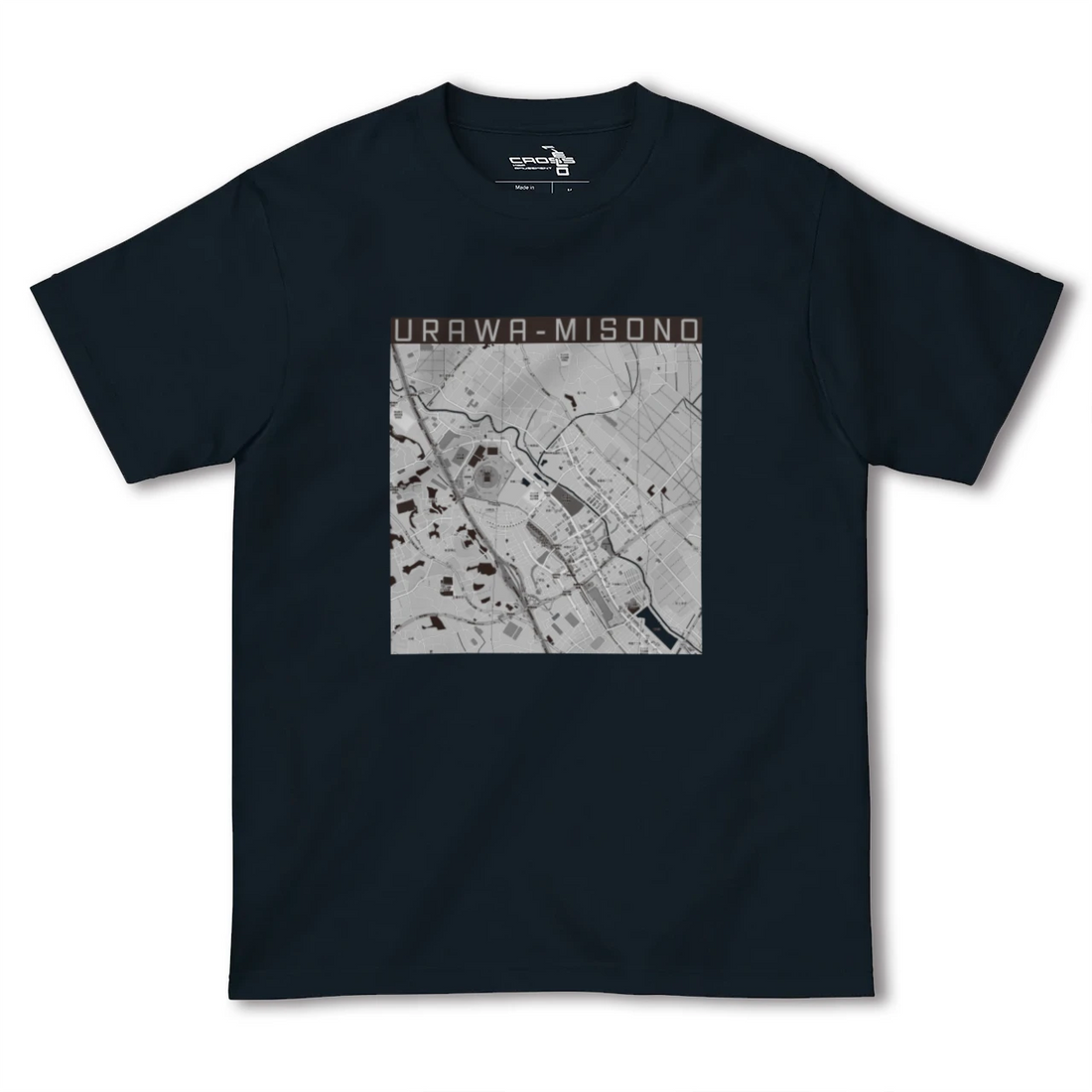 【浦和美園2(埼玉県)】地図柄ヘビーウェイトTシャツ