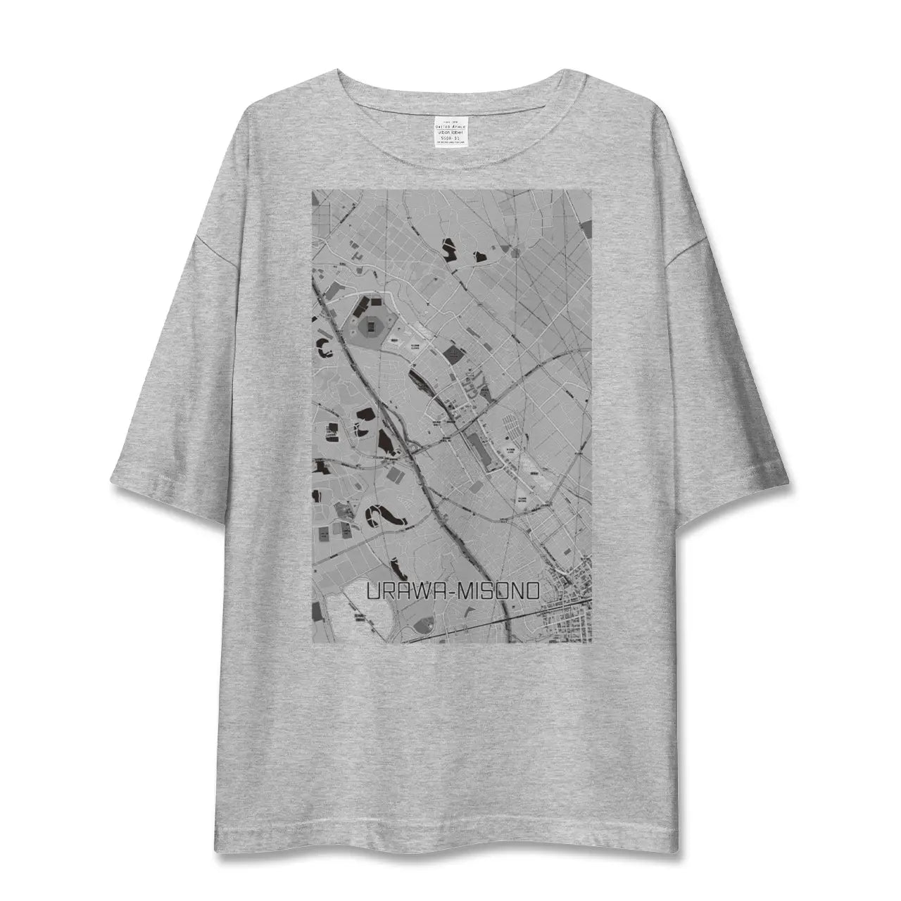 【浦和美園（埼玉県）】地図柄ビッグシルエットTシャツ