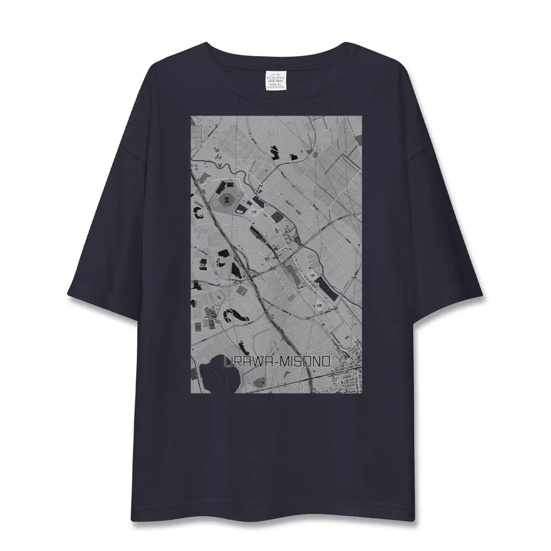 【浦和美園(埼玉県)】地図柄ビッグシルエットTシャツ