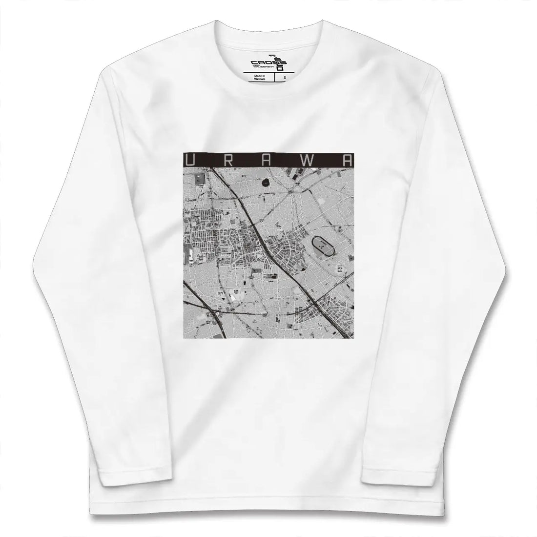 【浦和(埼玉県)】地図柄ロングスリーブTシャツ
