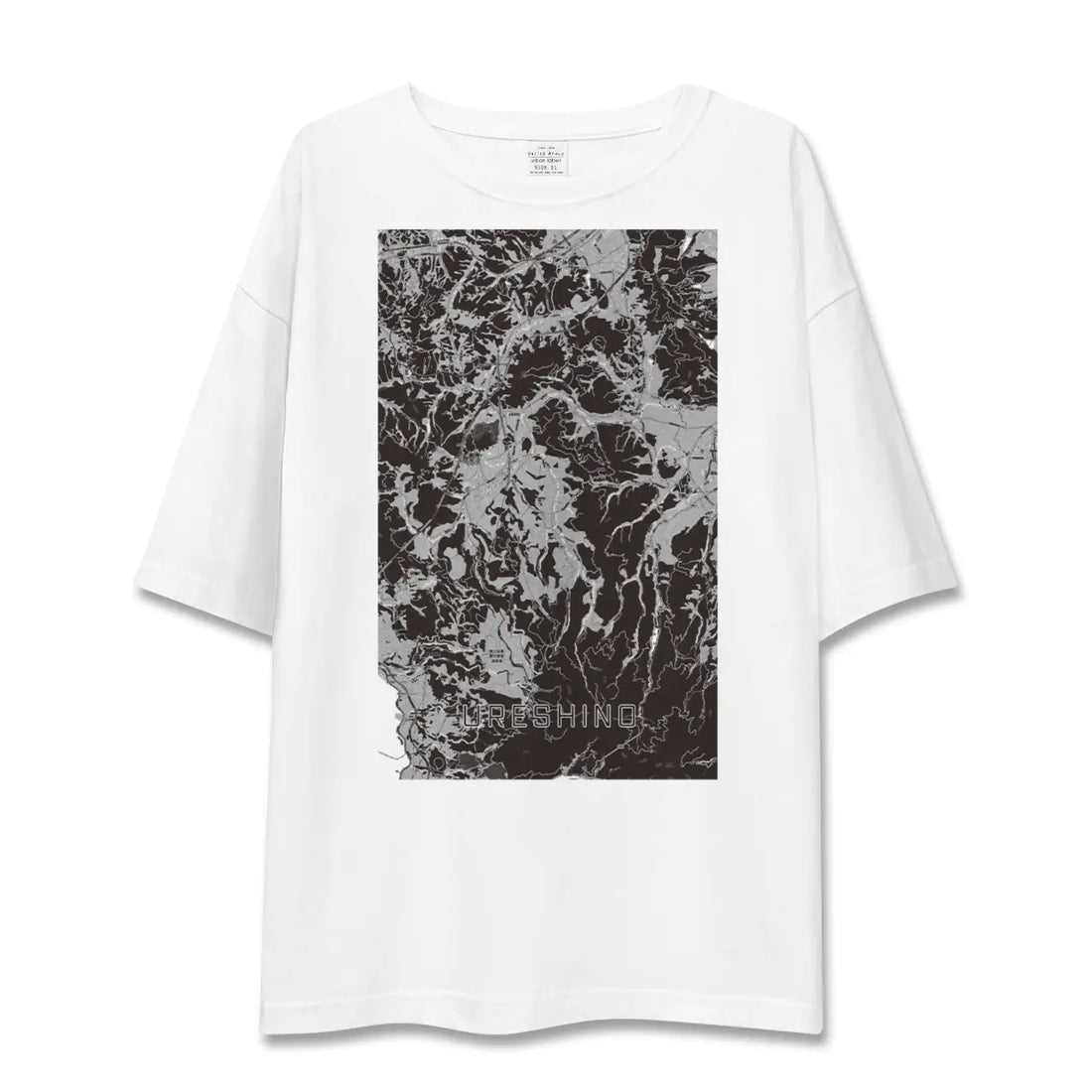 【嬉野(佐賀県)】地図柄ビッグシルエットTシャツ