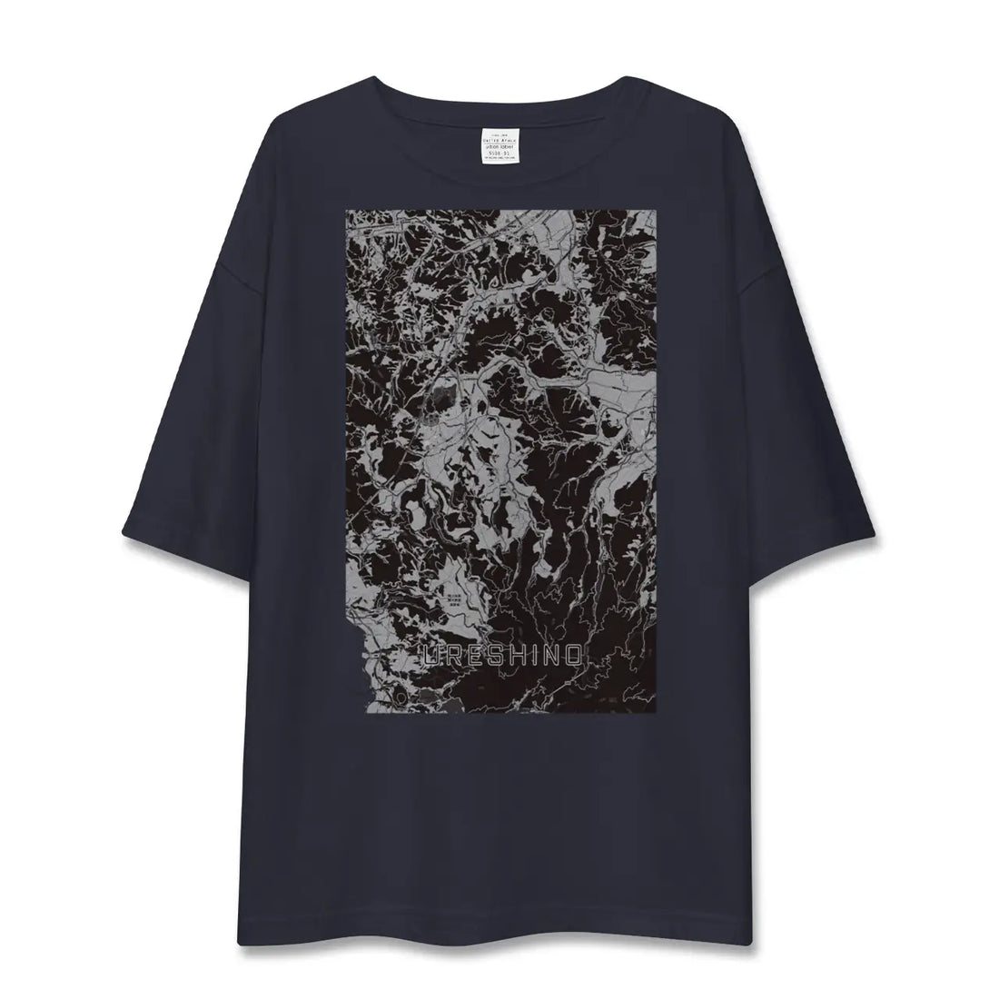 【嬉野（佐賀県）】地図柄ビッグシルエットTシャツ