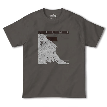 【うるま（沖縄県）】地図柄ヘビーウェイトTシャツ