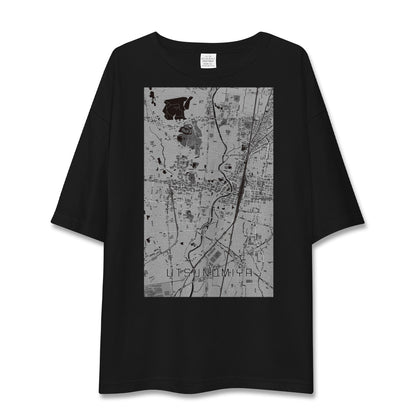 【宇都宮（栃木県）】地図柄ビッグシルエットTシャツ