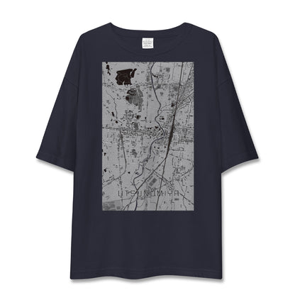【宇都宮（栃木県）】地図柄ビッグシルエットTシャツ