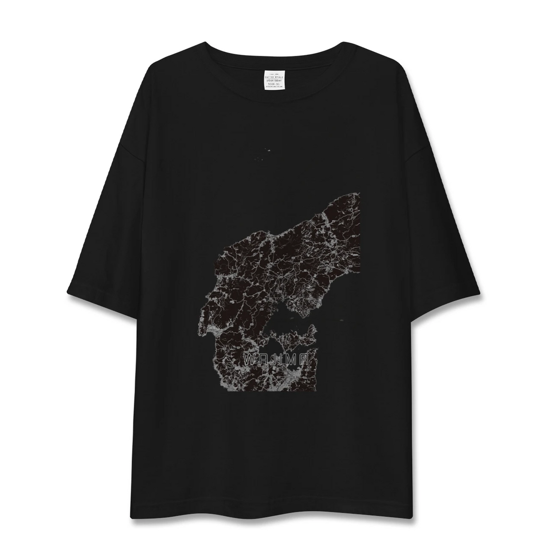 【輪島（石川県）】地図柄ビッグシルエットTシャツ