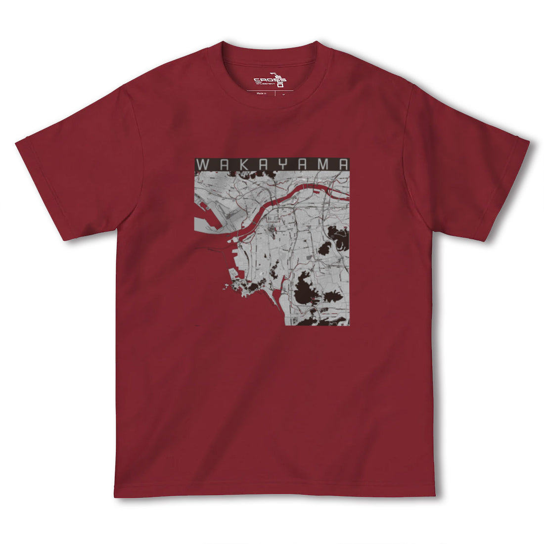【和歌山(和歌山県)】地図柄ヘビーウェイトTシャツ