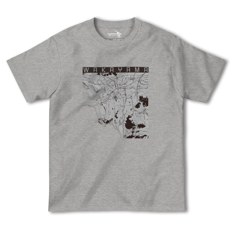 【和歌山（和歌山県）】地図柄ヘビーウェイトTシャツ
