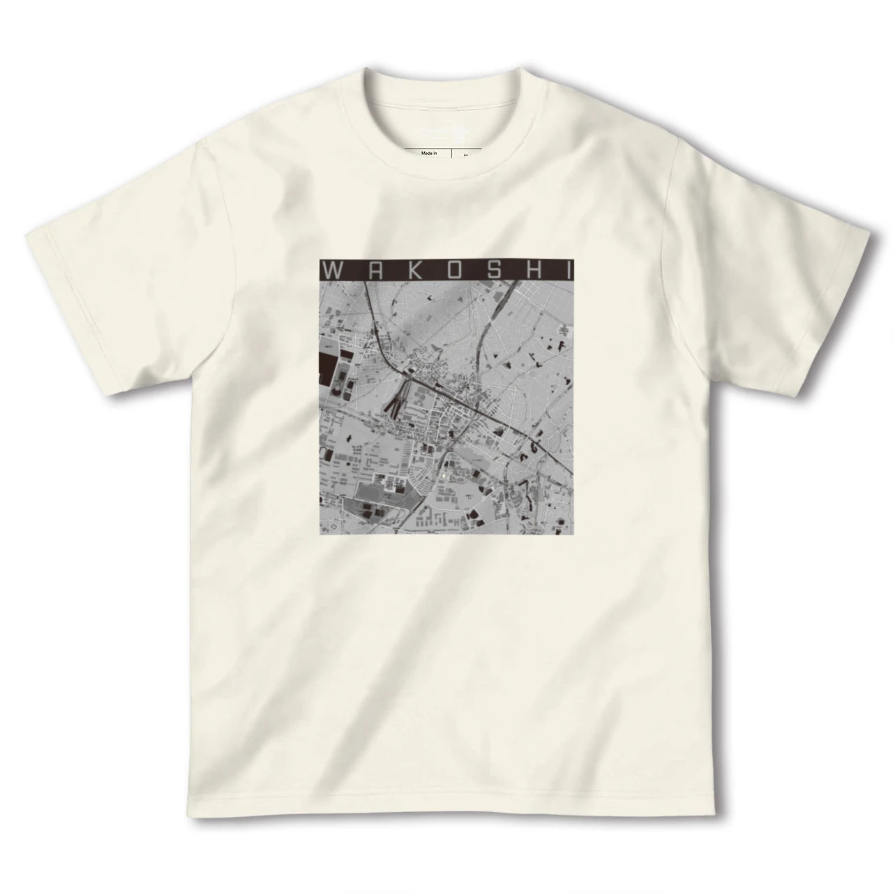 【和光市（埼玉県）】地図柄ヘビーウェイトTシャツ