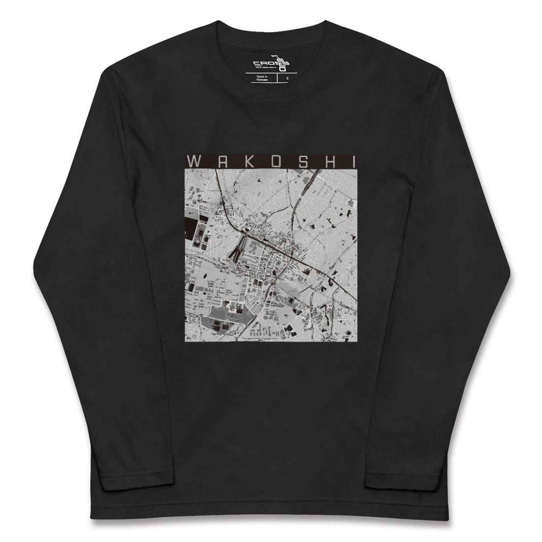 【和光市(埼玉県)】地図柄ロングスリーブTシャツ