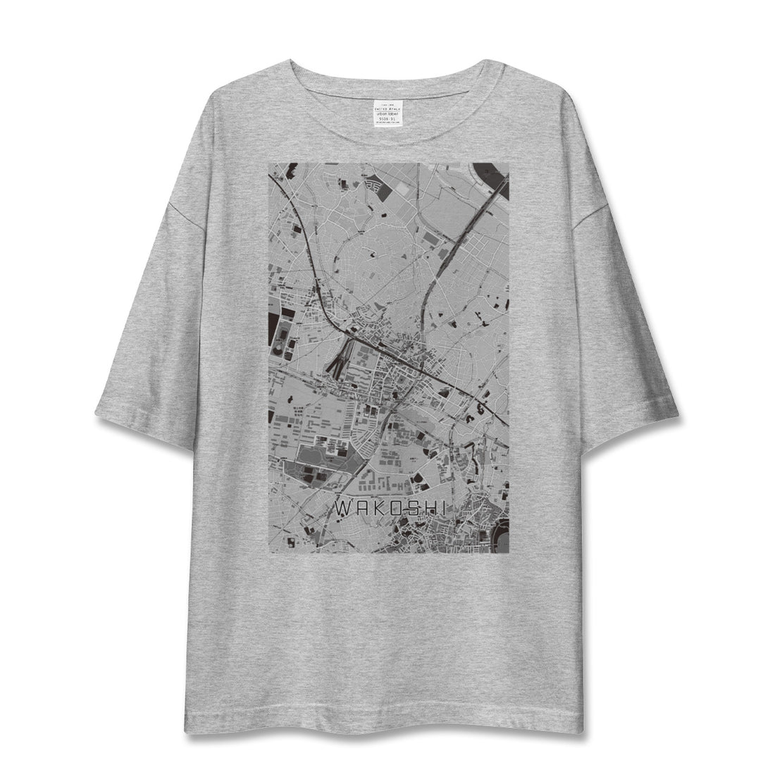【和光市(埼玉県)】地図柄ビッグシルエットTシャツ