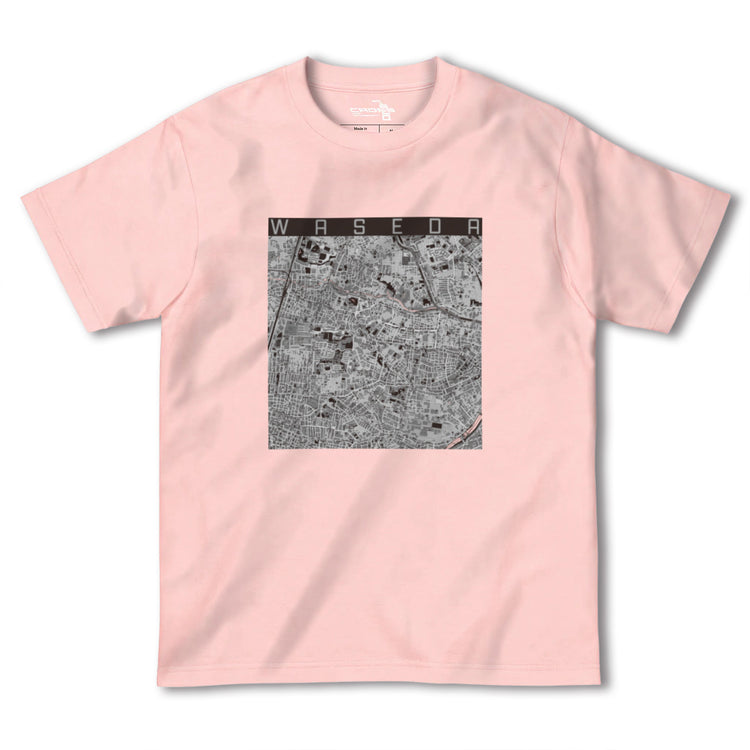 【早稲田（東京都）】地図柄ヘビーウェイトTシャツ