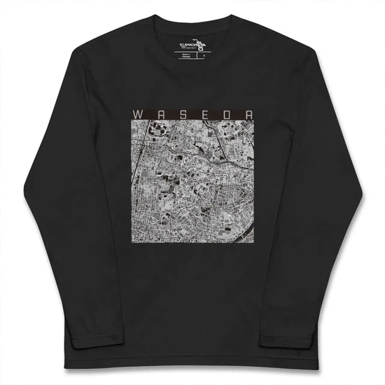 【早稲田（東京都）】地図柄ロングスリーブTシャツ