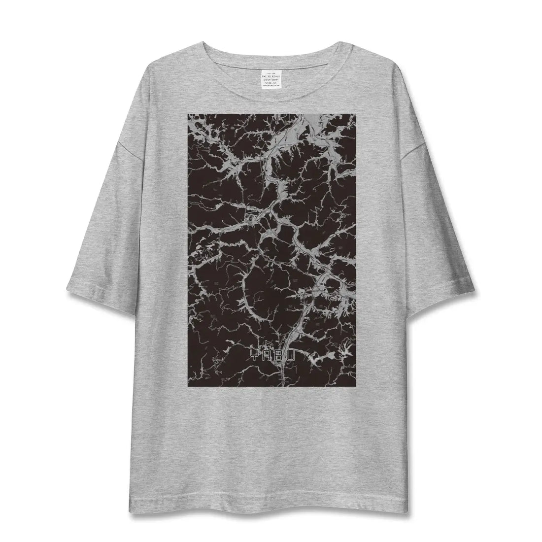 【養父(兵庫県)】地図柄ビッグシルエットTシャツ