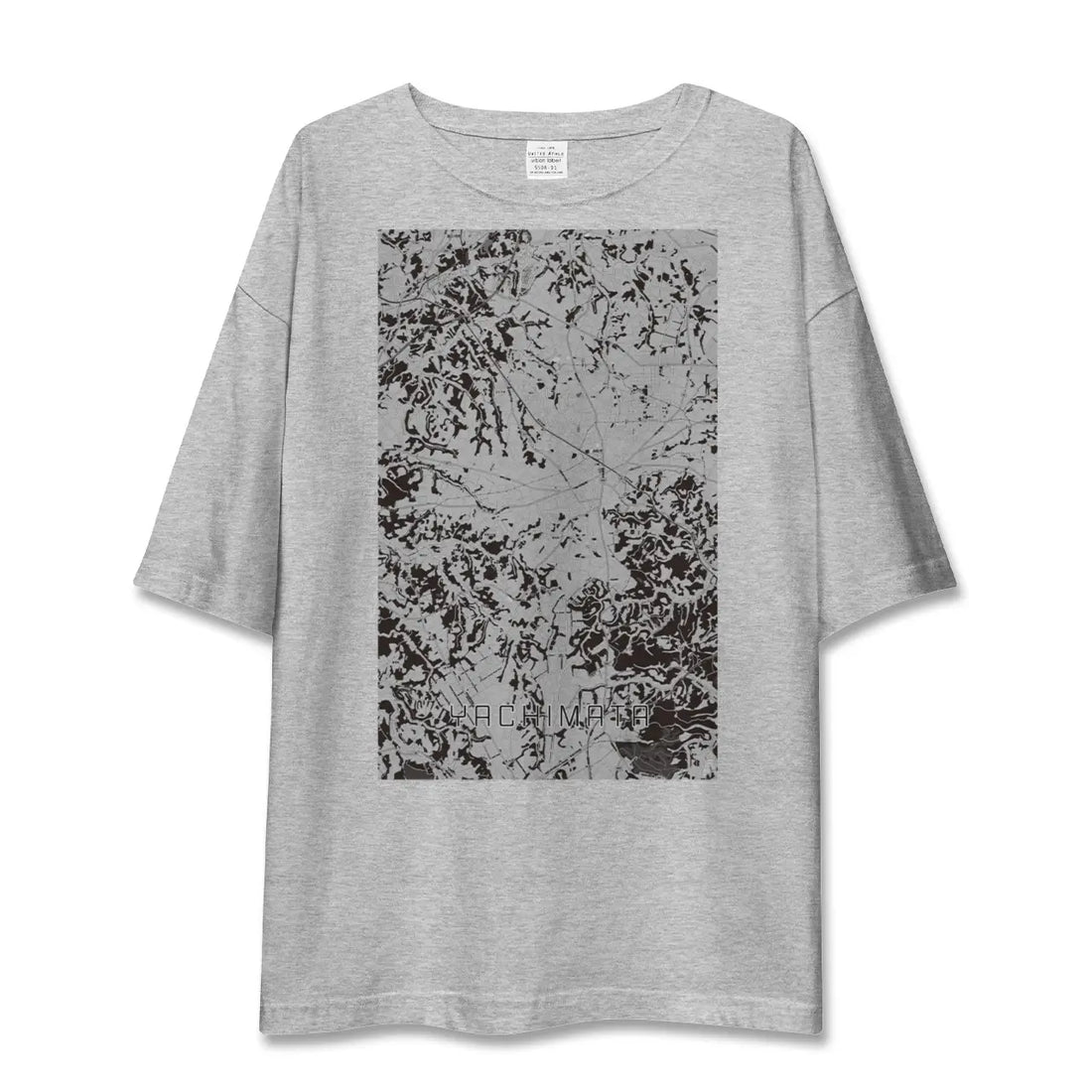 【八街（千葉県）】地図柄ビッグシルエットTシャツ