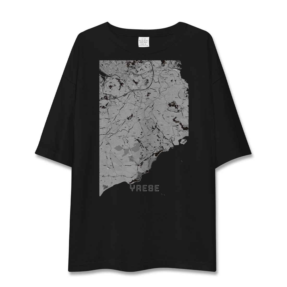 【八重瀬（沖縄県）】地図柄ビッグシルエットTシャツ