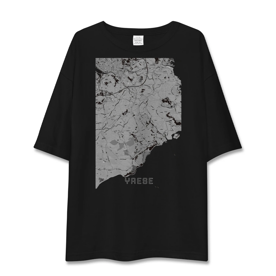 【八重瀬(沖縄県)】地図柄ビッグシルエットTシャツ